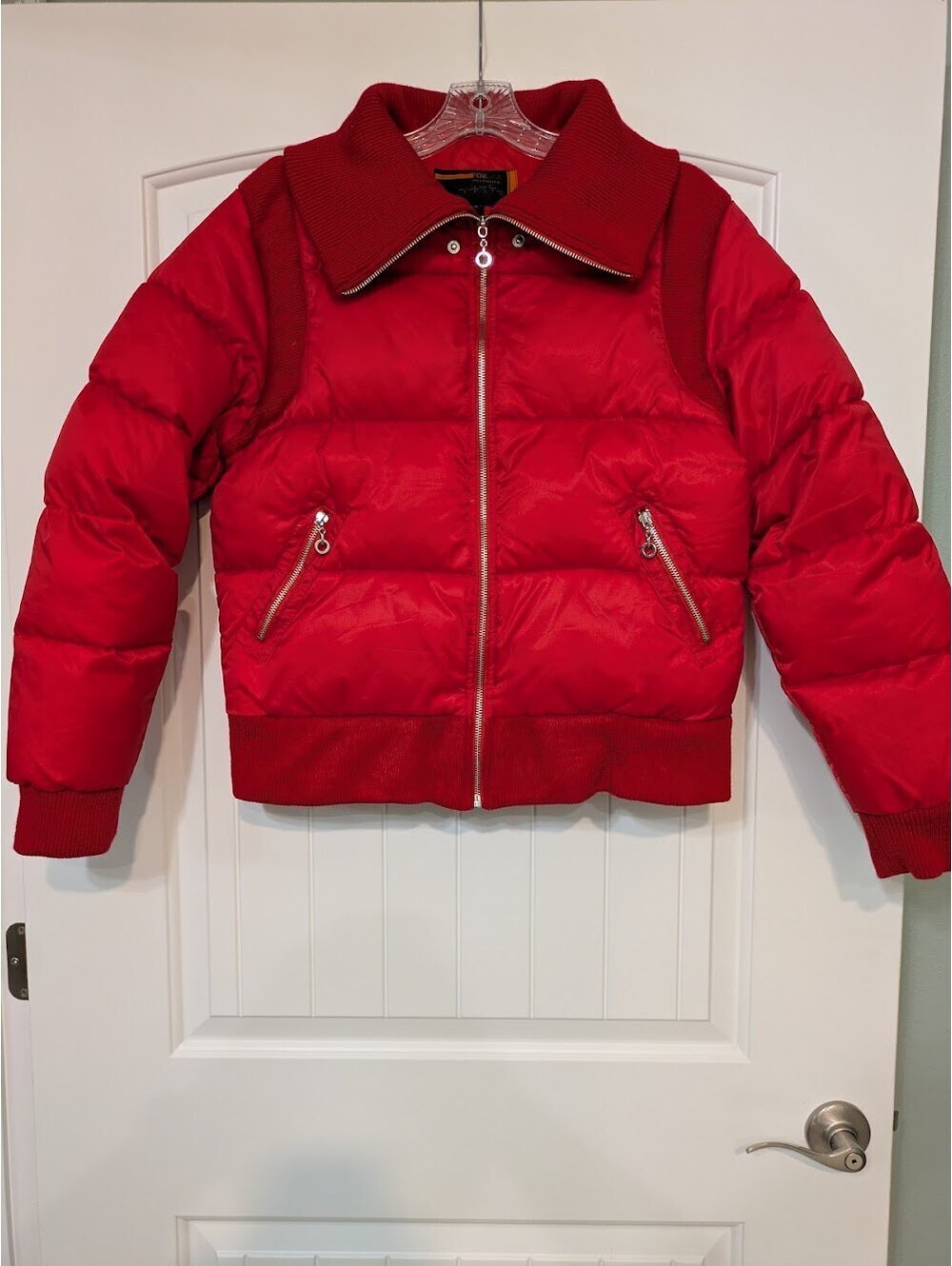 FoxโฏUSAโฏMechanismโฏRedโฏDownโฏBomberโฏJacketโฏXLโฏ(FitsโฏWomenโsโฏMโฏ/โฏMenโsโฏXSโS)โฏGUC